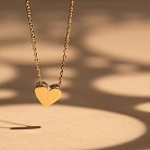 Колье "Сердце" в желтом золоте кол01751b от ювелирного магазина Оникс - 2