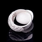 Серебряное кольцо с фианитами 111564 от ювелирного магазина Оникс - 1