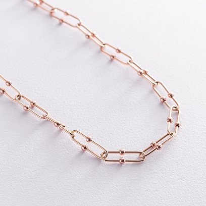 Колье "Фантазия" в красном золоте кол01915 №4