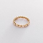 Золотое кольцо "Сердца" к04904 от ювелирного магазина Оникс