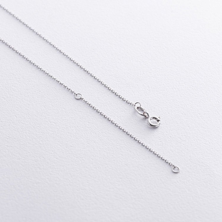 Кольє з діамантами (біле золото) 735021121 від ювелірного магазину Онікс - 4