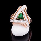 Золота каблучка з фіанітами к565-4661 от ювелирного магазина Оникс