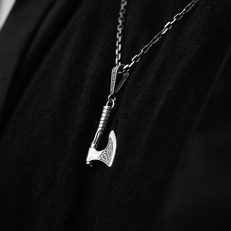 Срібний кулон "Секіра Перуна" 093 від ювелірного магазину Онікс - 4