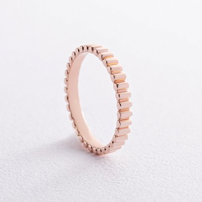 Кольцо "Бриттани" в красном золоте к07473