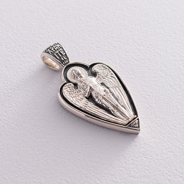 Серебряная подвеска "Ангел Хранитель" 131558 от ювелирного магазина Оникс - 3