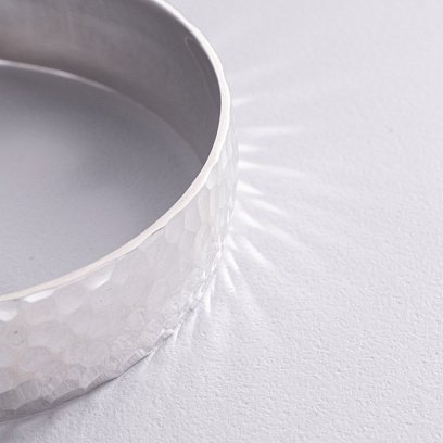 Жесткий серебряный браслет "Марс" 141735 №3