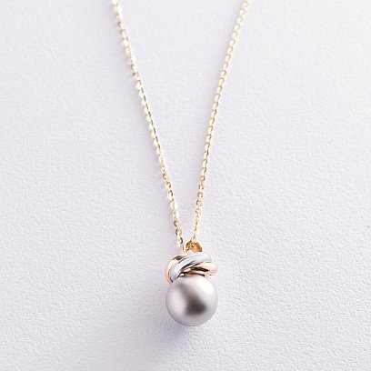 Золоте кольє "Шар" кол01304 №5