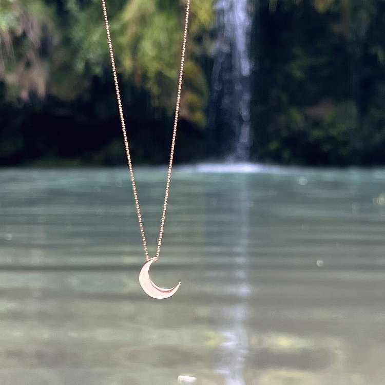 Золотое колье "Луна" кол01185 от ювелирного магазина Оникс - 2