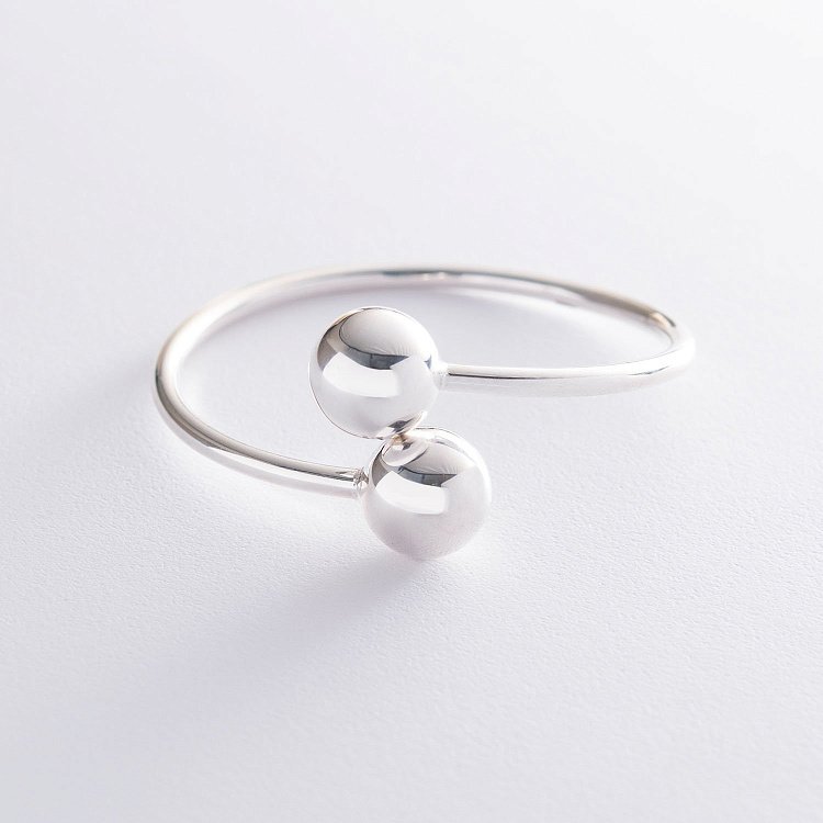 Срібний браслет з кульками 14343 від ювелірного магазину Онікс - 2