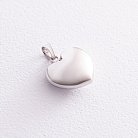 Кулон "Сердце" в белом золоте п03709 от ювелирного магазина Оникс