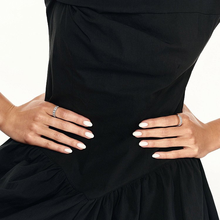 Каблучка у білому золоті з діамантами кб0431nl від ювелірного магазину Онікс - 4