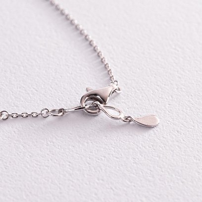 Золотий браслет "Сердечко" з діамантами бб0030z №7