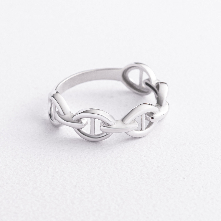 Кольцо "Helen" в белом золоте к08532 от ювелирного магазина Оникс