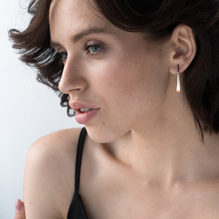 Золоті сережки "Витонченість" с04337 від ювелірного магазину Онікс - 3