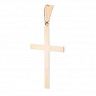 Золотой крест без распятия п02124 от ювелирного магазина Оникс - 1