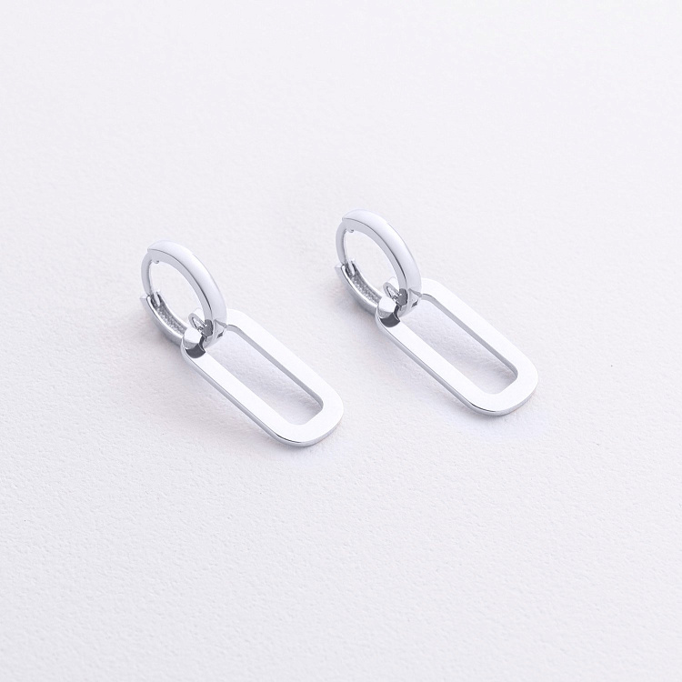 Сережки "Roxana" у білому золоті с09204 від ювелірного магазину Онікс - 1