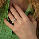 Помолвочное кольцо с бриллиантами (белое золото) 222031121 от ювелирного магазина Оникс - 1