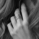 Широкое серебряное кольцо "Helen" 7217 от ювелирного магазина Оникс - 6