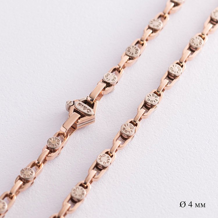 Чоловічий золотий ланцюжок Ц0009 від ювелірного магазину Онікс