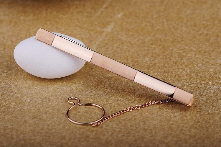 Зажим для галстука с узором заж00014 от ювелирного магазина Оникс - 2