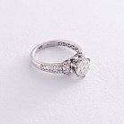 Золотое кольцо с бриллиантами к375 от ювелирного магазина Оникс - 2