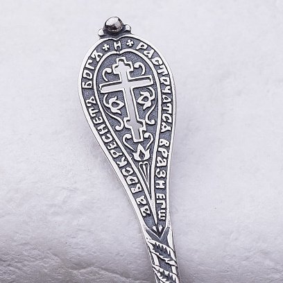 Срібна чайна ложечка 24017 №2