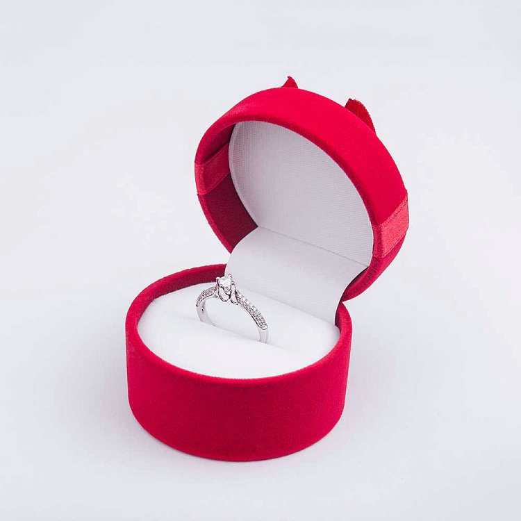 Заручальна каблучка з діамантами к263 від ювелірного магазину Онікс - 3