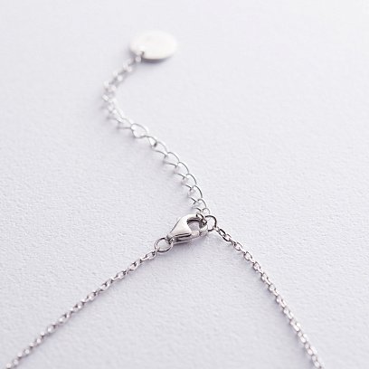 Серебряное колье "Звездочки" 18948 №7