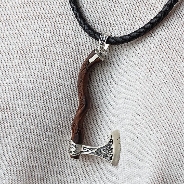 Серебряный кулон "Топор" с деревом 7046топ от ювелирного магазина Оникс - 1