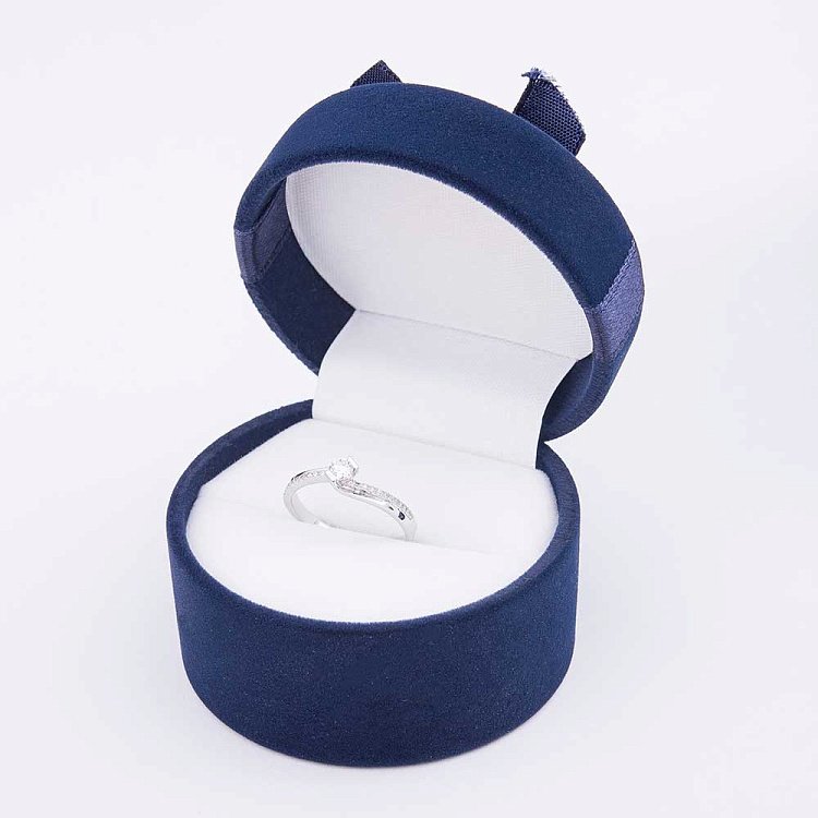 Золотое кольцо с бриллиантами S00132R от ювелирного магазина Оникс - 3