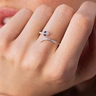 Золотое кольцо "Змея" с бриллиантами и сапфирами кб0487ca от ювелирного магазина Оникс - 1