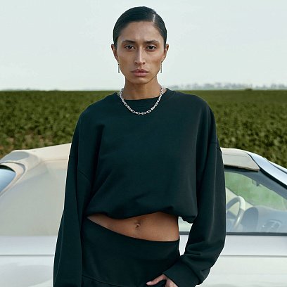 Срібне кольє "Фантазія" 181103 №6