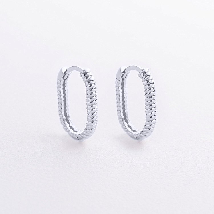 Серьги "Alisia" в белом золоте с09220 от ювелирного магазина Оникс