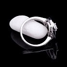 Срібний перстень з фіанітами 111685 от ювелирного магазина Оникс - 1