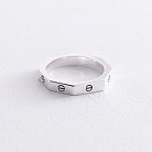 Серебряное кольцо "Love" 112603 от ювелирного магазина Оникс