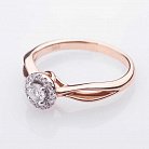 Помолвочное кольцо с бриллиантами кб02903 от ювелирного магазина Оникс