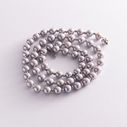 Кольє з перлин колж2718 №3