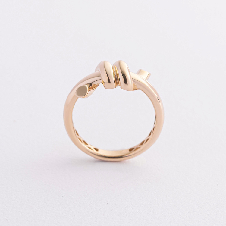 Кольцо "Brigitte" в желтом золоте к08383 от ювелирного магазина Оникс - 1