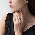 Серебряное кольцо с гравировкой "Сердце" 112143сер от ювелирного магазина Оникс - 1