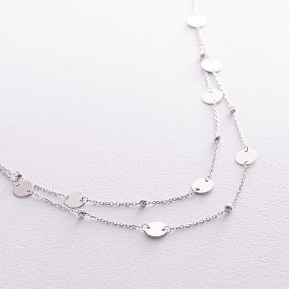 Золоте кольє з монетами кол01786 №5