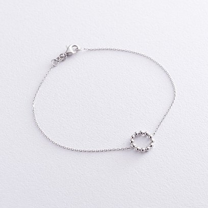 Браслет "Гармония" в белом золоте б04467