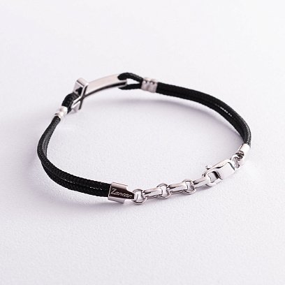 Чоловічий браслет "Хрест" з чорною шпінеллю ZANCAN SXB010-NE №5