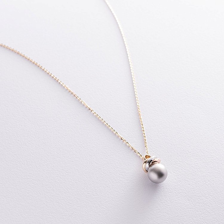 Золоте кольє "Шар" кол01304 від ювелірного магазину Онікс