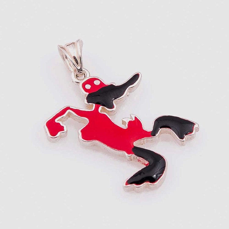 Срібна підвіска "Каченя" з емаллю 131430крут від ювелірного магазину Онікс - 2