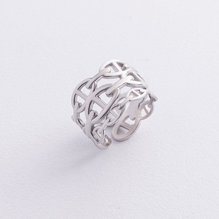 Широка срібна каблучка "Helen" 7217 від ювелірного магазину Онікс