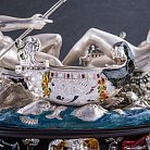 Серебряная солонка ручной работы "Сальера" Бенвенуто Челлини сер00099 от ювелирного магазина Оникс - 1