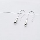 Срібні сережки "Крапельки" 122503 от ювелирного магазина Оникс - 1
