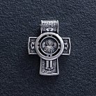 Срібний православний хрест "Господь Вседержитель. Ангел Хранитель. Спаси та Збережи" 133233 от ювелирного магазина Оникс - 4