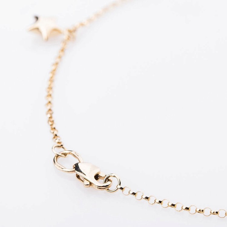 Золотий браслет на ногу б01805 від ювелірного магазину Онікс - 2