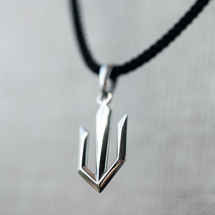 Серебряная подвеска "Герб Украины - Тризуб" 7350 от ювелирного магазина Оникс - 1